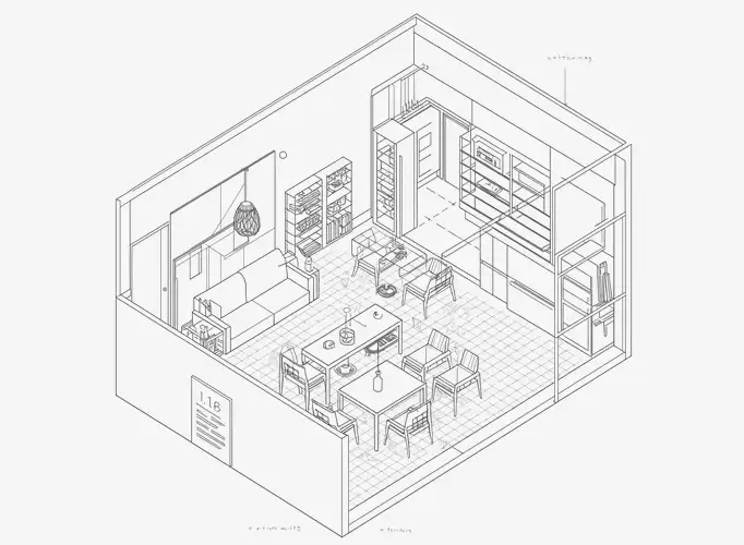 Interior design, space planning and turnkey execution by Terra72